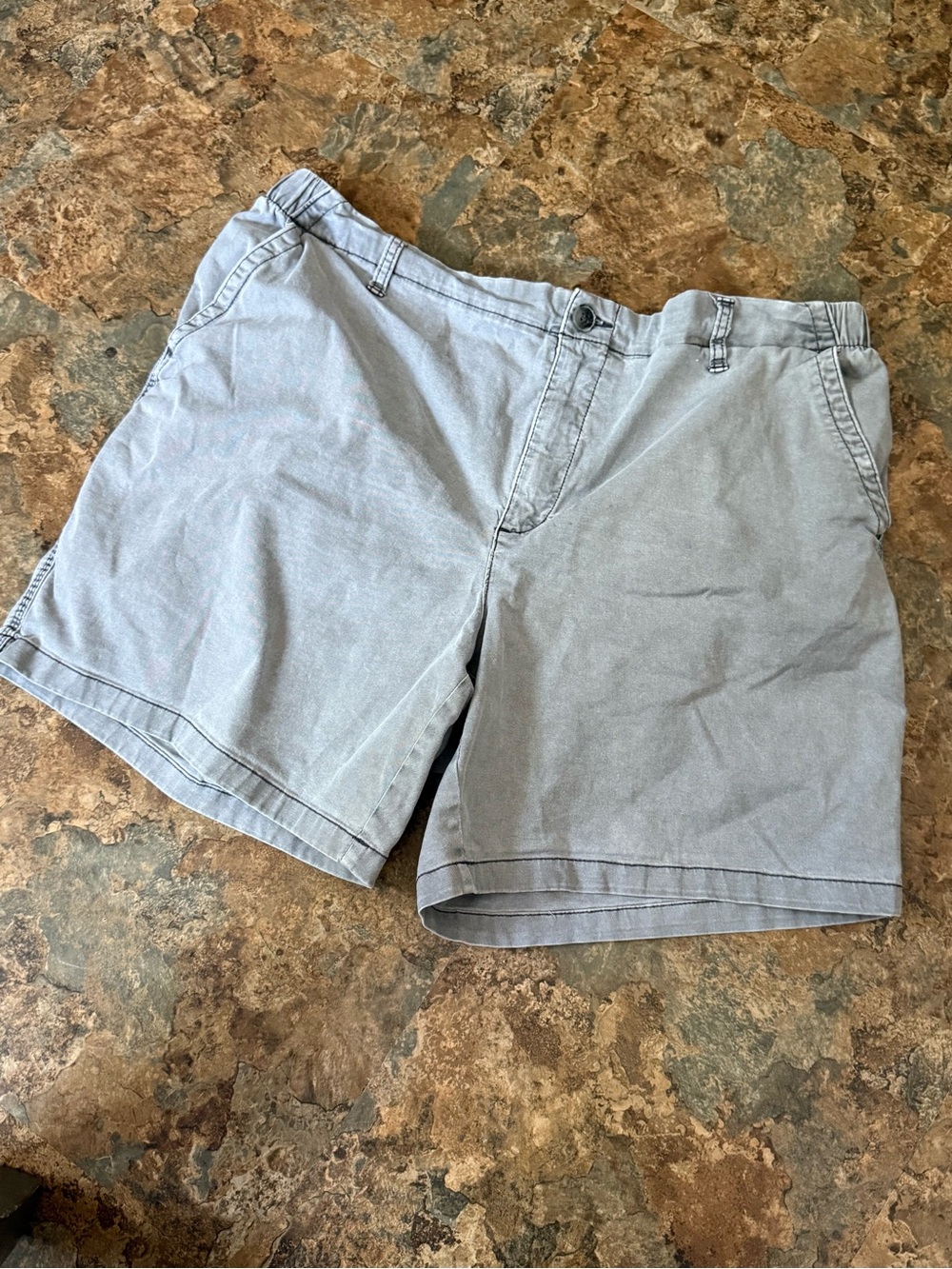Old Navy Light Gray‎ Flat Front Men's Shorts XL